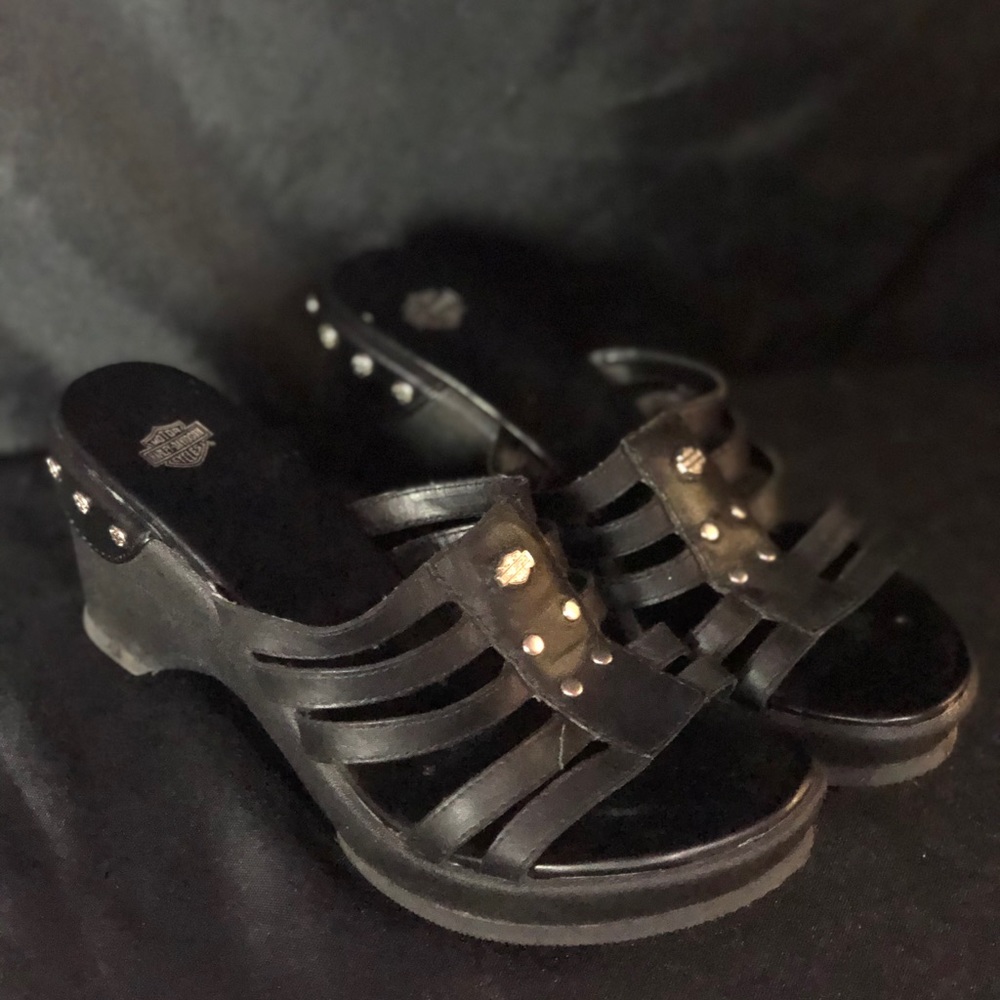 Harley Davidson Heeled sandals